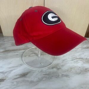 Georgia Bulldogs Hat Mens One Size Red Strapback Dad Cap NCAA Captivating Sport